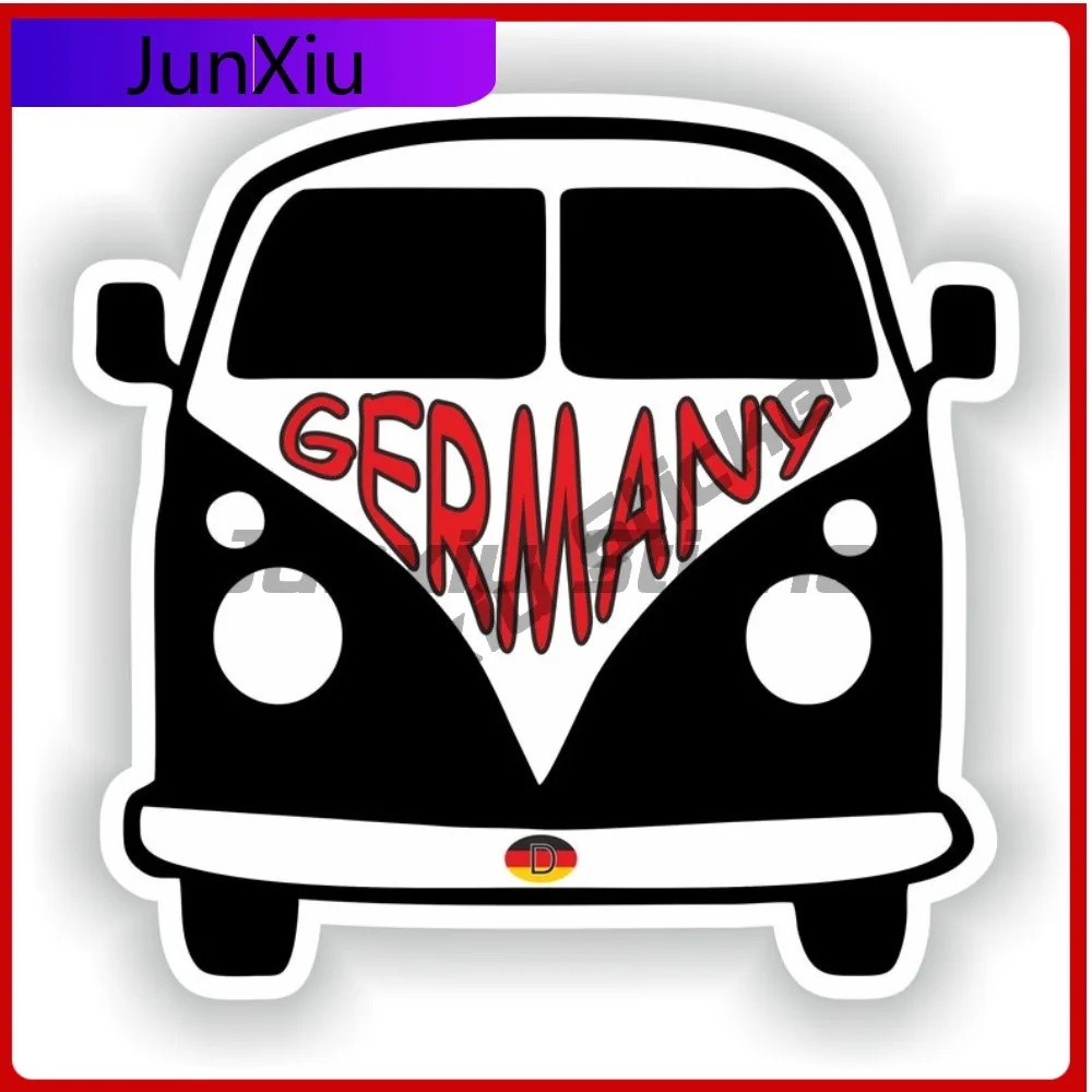 

Van Germany Sticker Funny Cool Unique Car Truck Anti UV Auto Accessories Vinyl Decal For Car Truck SUV Window Bumper Laptop