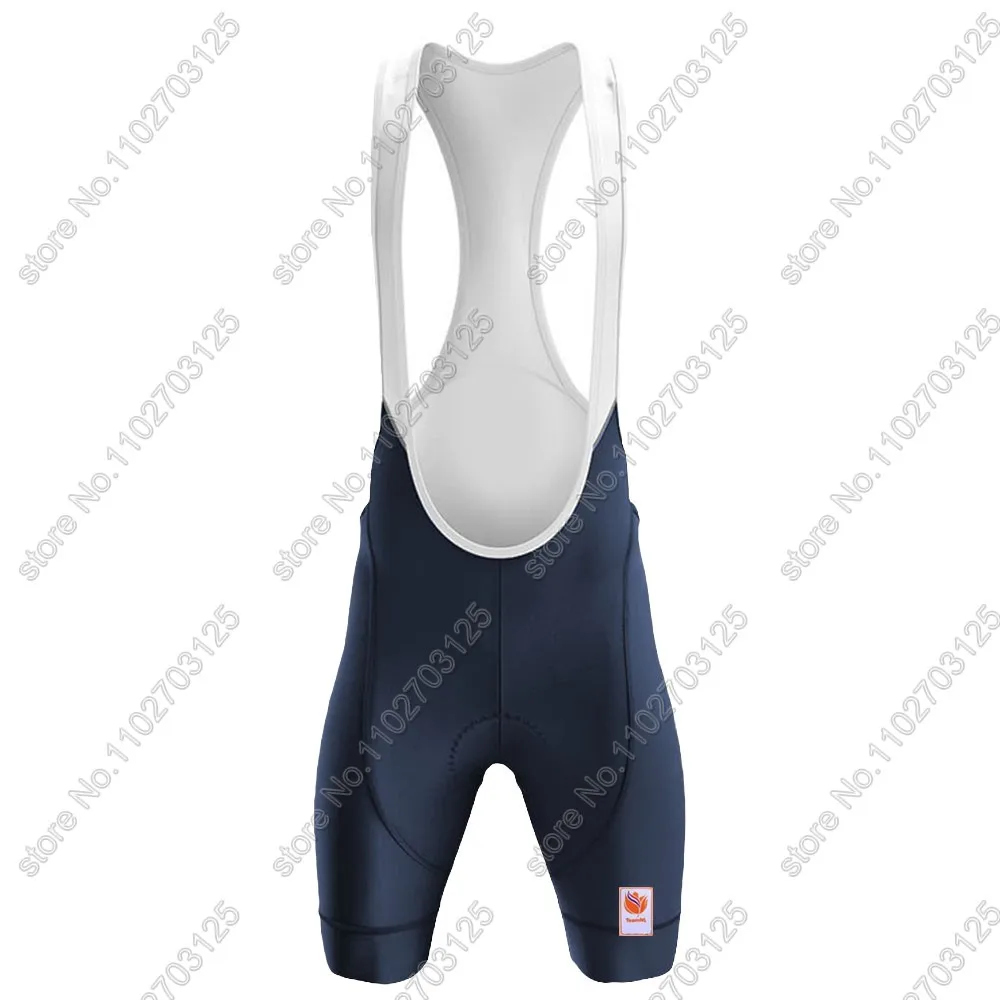 Netherlands National Team 2024 Cycling Jersey Set Dutch World Champion Cycling Clothing Road Bike Shirts Suit Bib Shorts MTB