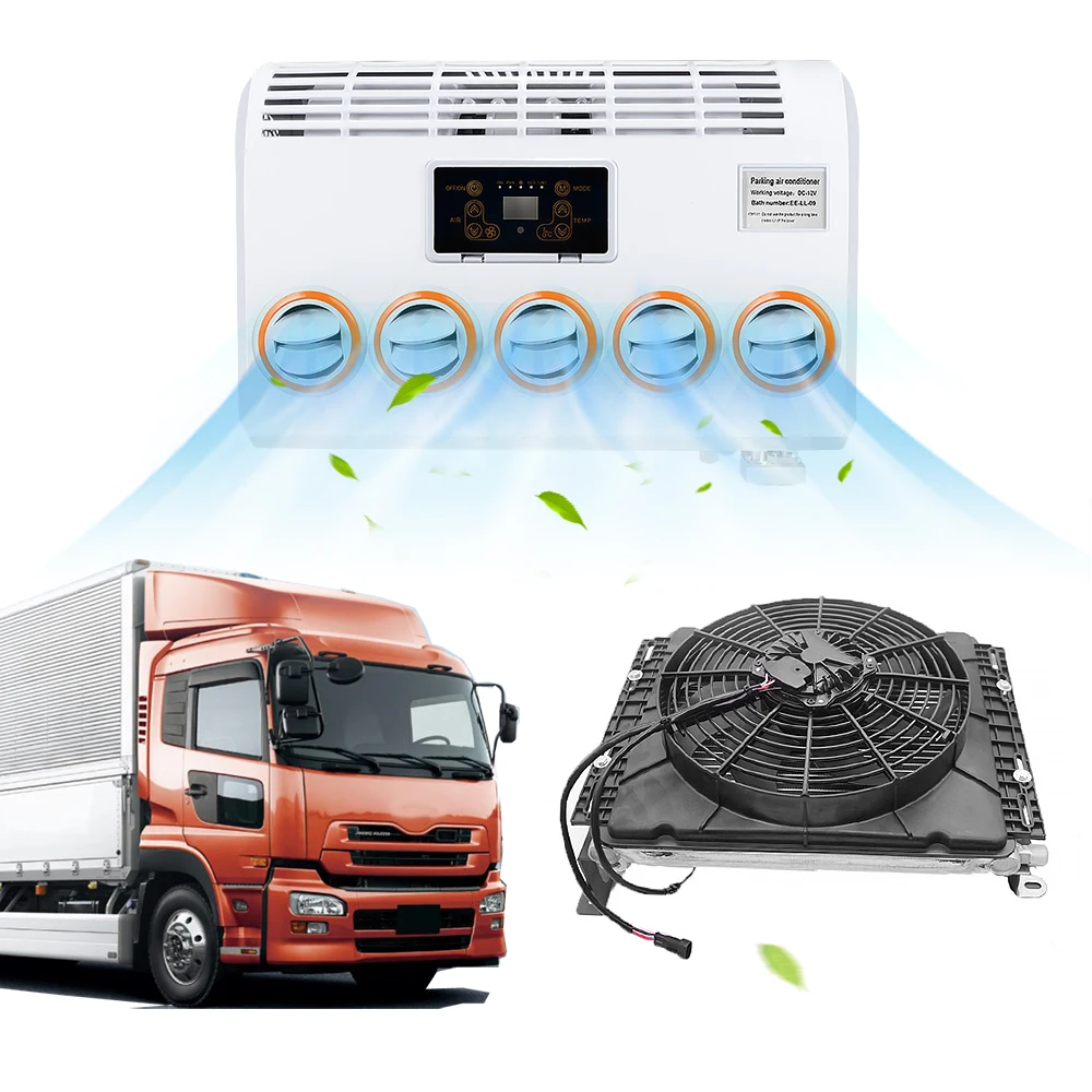 

Air Condition Systems Universal Electric 12v 24v Air Conditioner For Roof Truck Van Tractor Bus Air Conditioner Compressor