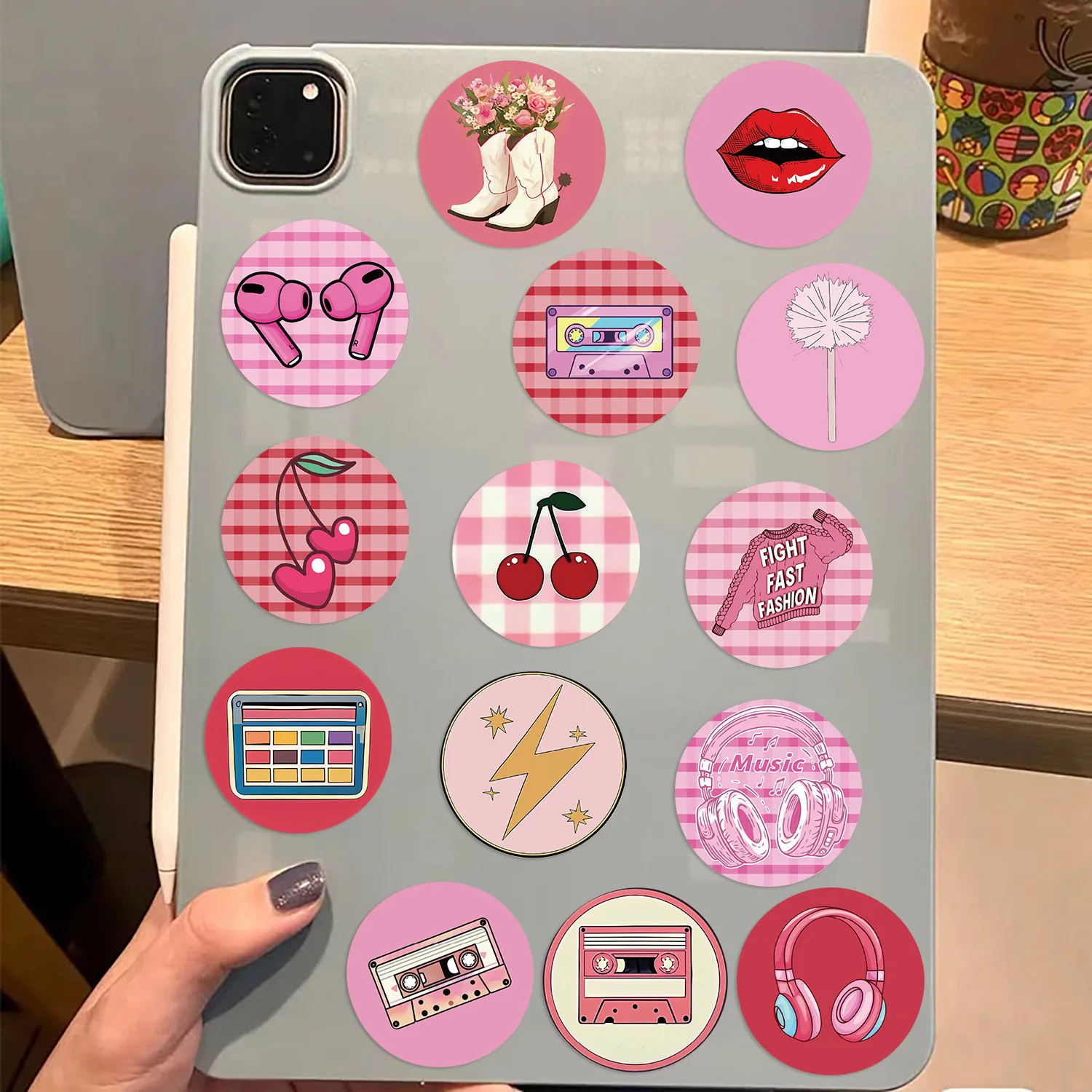 50 قطعة Instagram تسليط الضوء على غطاء ملصقات العلامات مذكرات Y2K ملصقات صناعة يدوية سكرابوكينغ الهاتف الأمتعة سكيت الشارات مقاوم للماء #6