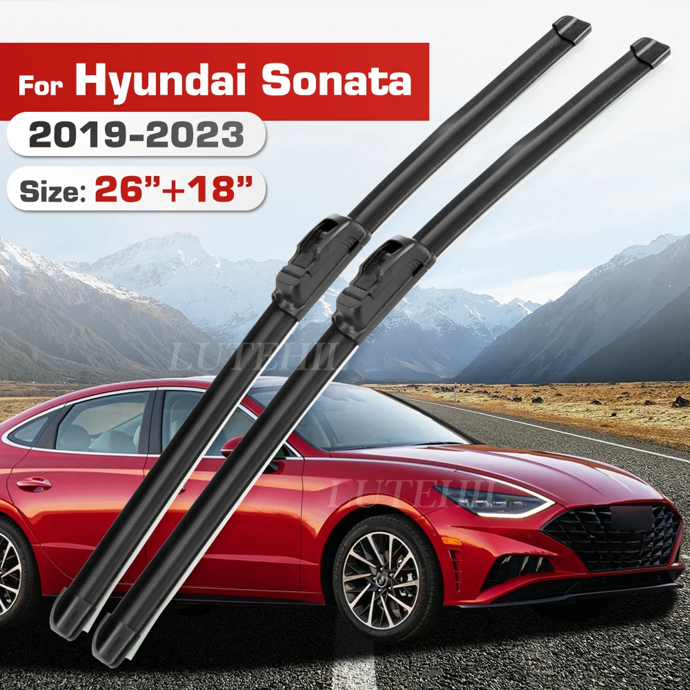 

Стеклоочиститель для Hyundai Sonata DN8 2019-2023 2020 2021 2022 передние щетки лобового стекла щетка для лобового стекла 26 "+ 18"