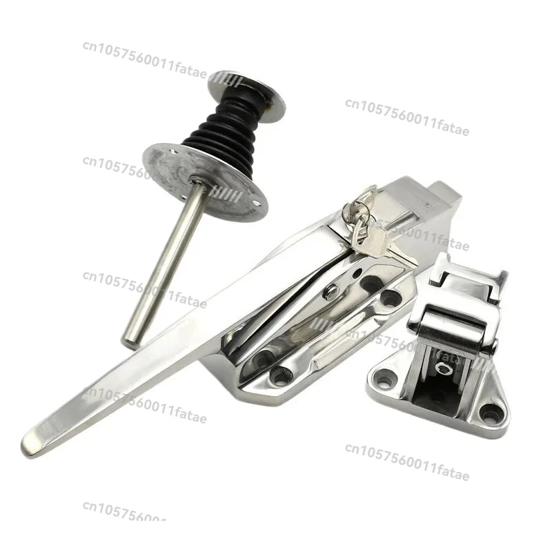 Half Buried Door Safety Handle, Refrigerator Door Lock, Stainless Steel Cold Storage Door Lock, 1178 Cold Storage