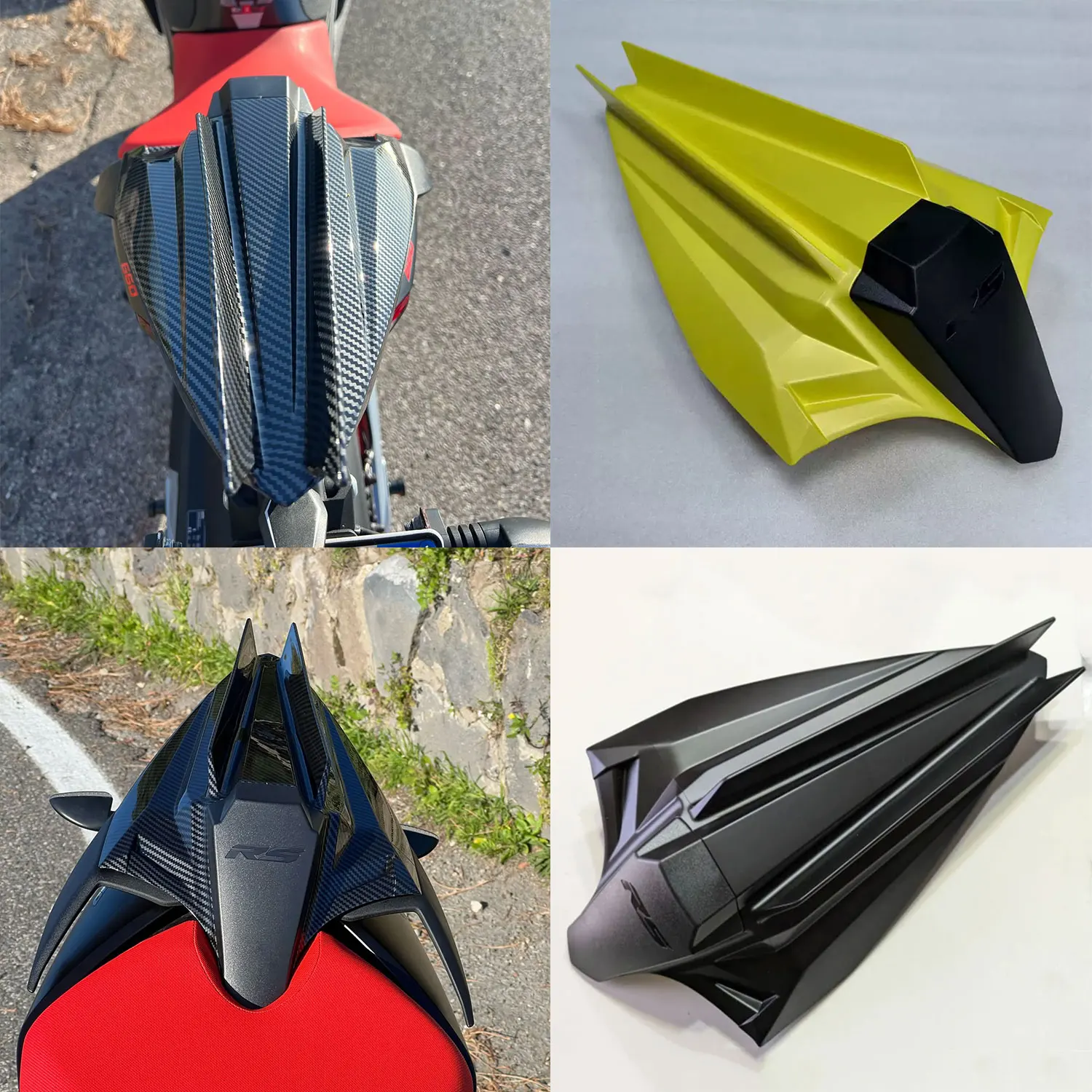 

For Aprilia RS660 Tuono 660 RS 660 2020 21-2023 2024 2025 Motorcycle Pillion Rear Passenger Seat Cushion Cowl Cover Hump Fairing