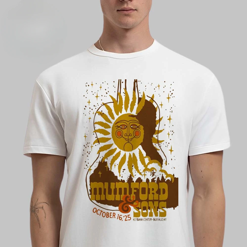 2026 Mumford and Sons Cotton Band Shirt Unisex Summer Short Sleeve Fashion Brand Tee Luxury Casual Vintage T-shirt