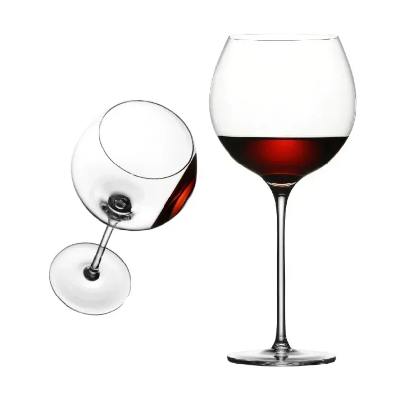 High-Quality 190-700ml Goblet Creative Burgundy Wine Tasting Cup Champagne Round Belly Design Aroma Wine Bar Winery Drinkware