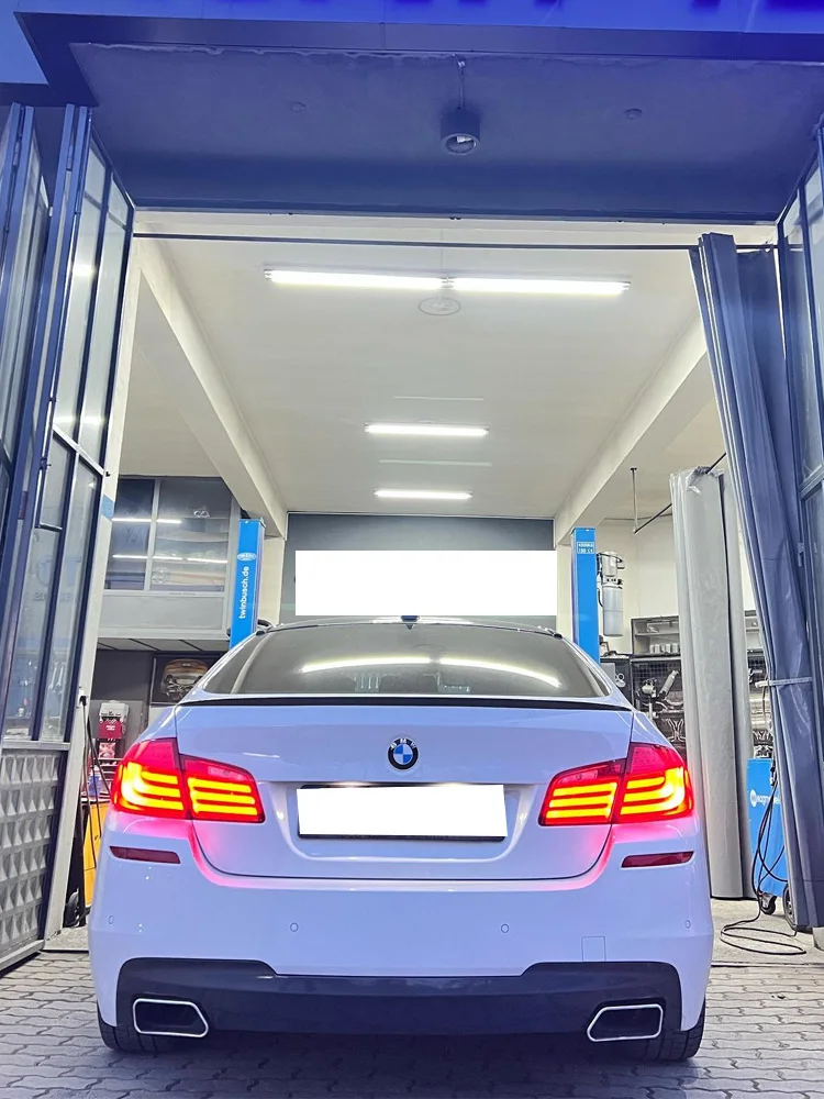 Für BMW F10 F11 520i 525i 528i 535i Dual Auspuff Tip Up Square Look M Sport Auspuffrohr Schalldämpfer Spitze Auto Auspuff System Düse