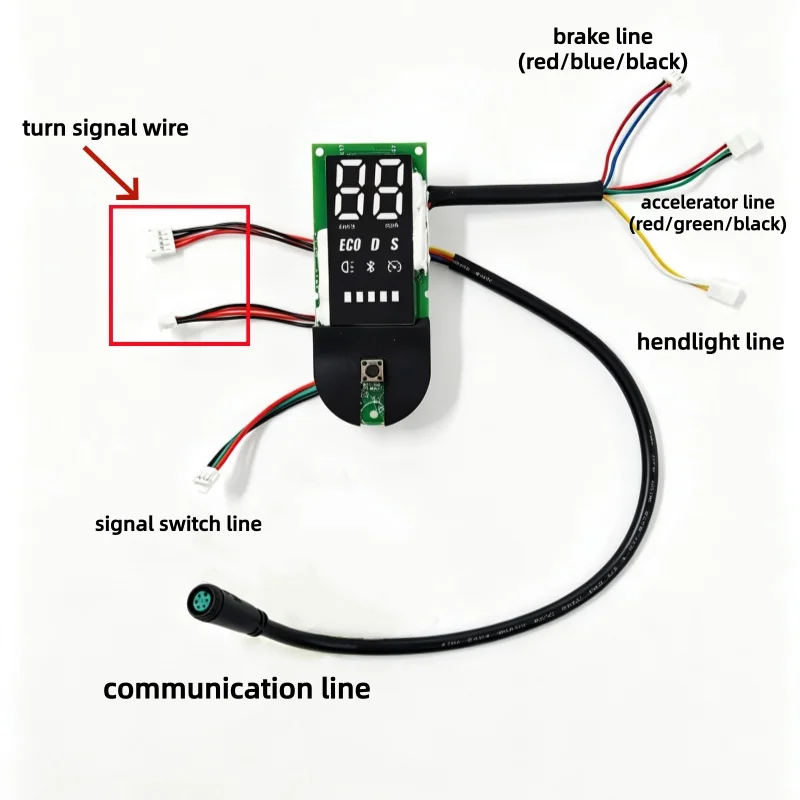 1200W Intelligent E-Scooter Controller Set for Tuning Xiaomi 5, with APP 3 Riding Modes & 7 Battery String Option Up to 55km/h
