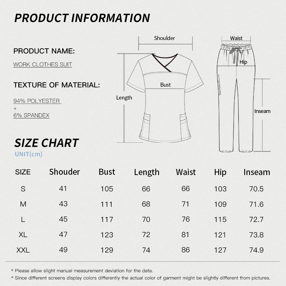 Veterinaire Chirurgische Tops en Broek Vrouwen Gezondheidszorg Outfit Werkkleding Mannen Arts Uniformen Verpleging Scrub Set Verpleegkundige Werkkleding