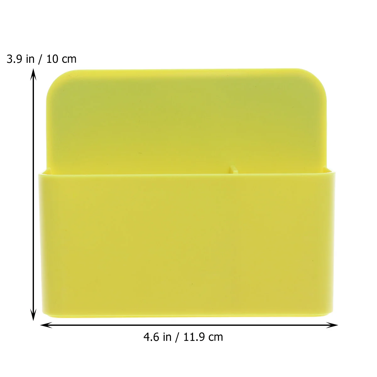Boîte de Rangement Magnétique pour Tableau Noir, Effaceur, Collant, Conteneur (Jaune)
