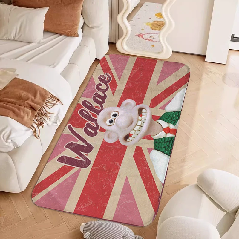 Bedroom Rug Slip-resistant G-Wallaces G-Gromits Kitchen Bathroom Foot Mat Hallway Balcony Living Room Floor Carpet Home