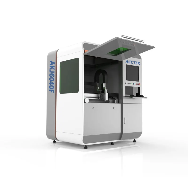 High-accuracy 500/750/1000W 1mm gold fiber laser cutting machine 6040