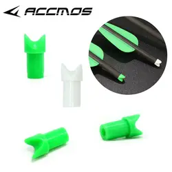 50pcs Half-moon Crossbow Nocks Archery For ID 4.2mm Carbon Arrow Shaft