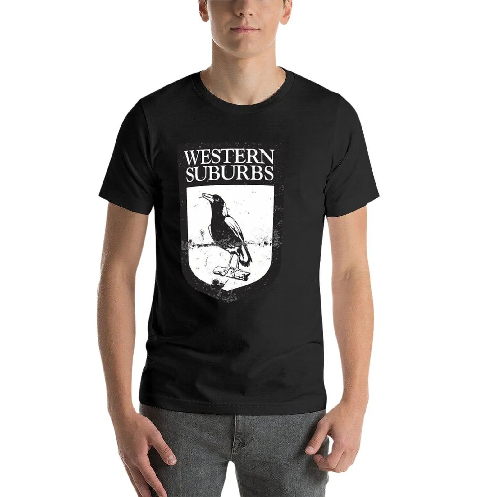 Western Suburbs Magpies T-Shirt anime tshirt designer shirts animal prinfor boys oversizeds tee shirts for men