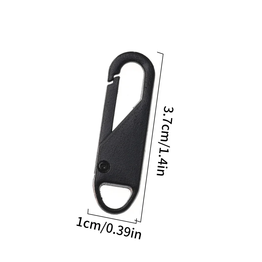 5 stücke Universal Ersatz Zipper Slider Metall Legierung Entfernung Zipper Puller Gepäck Tasche Zip Kopf DIY Handwerk Nähen Werkzeug Reparatur kit – Detail 13
