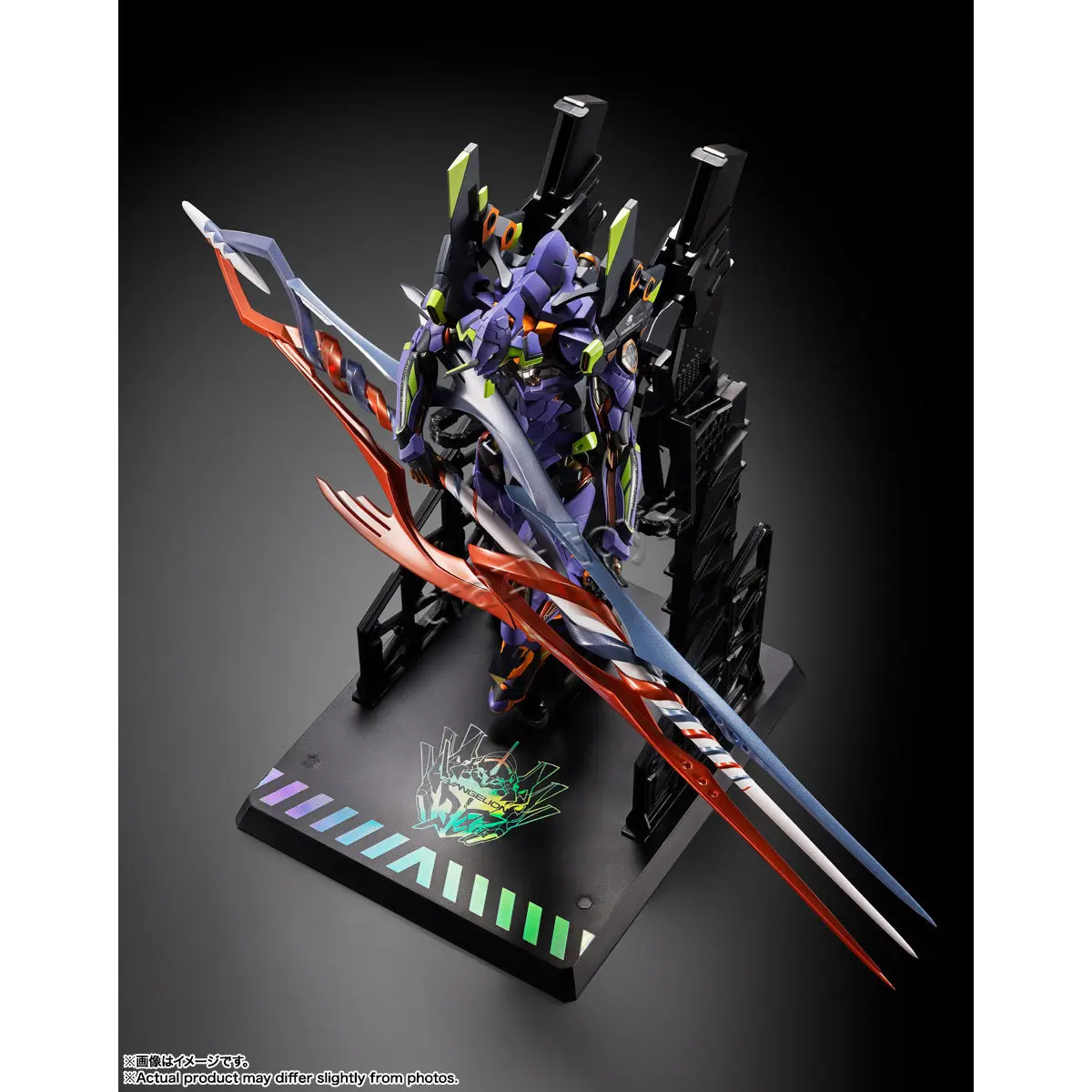 

【In Stock】Bandai METAL BUILD EVA Evangelion Test Type-01 30th Anniversary with Spear of Gaius Action Figure Anime Toy Model