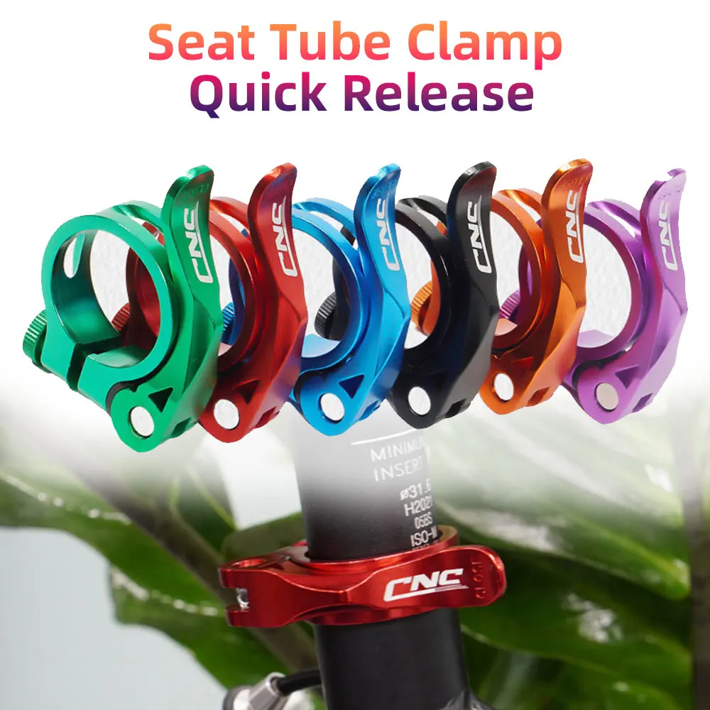 31.8/34.9mm Quick Release  Road Bike Seat Post Clamp Aluminum Ultralight MTB Bicycle