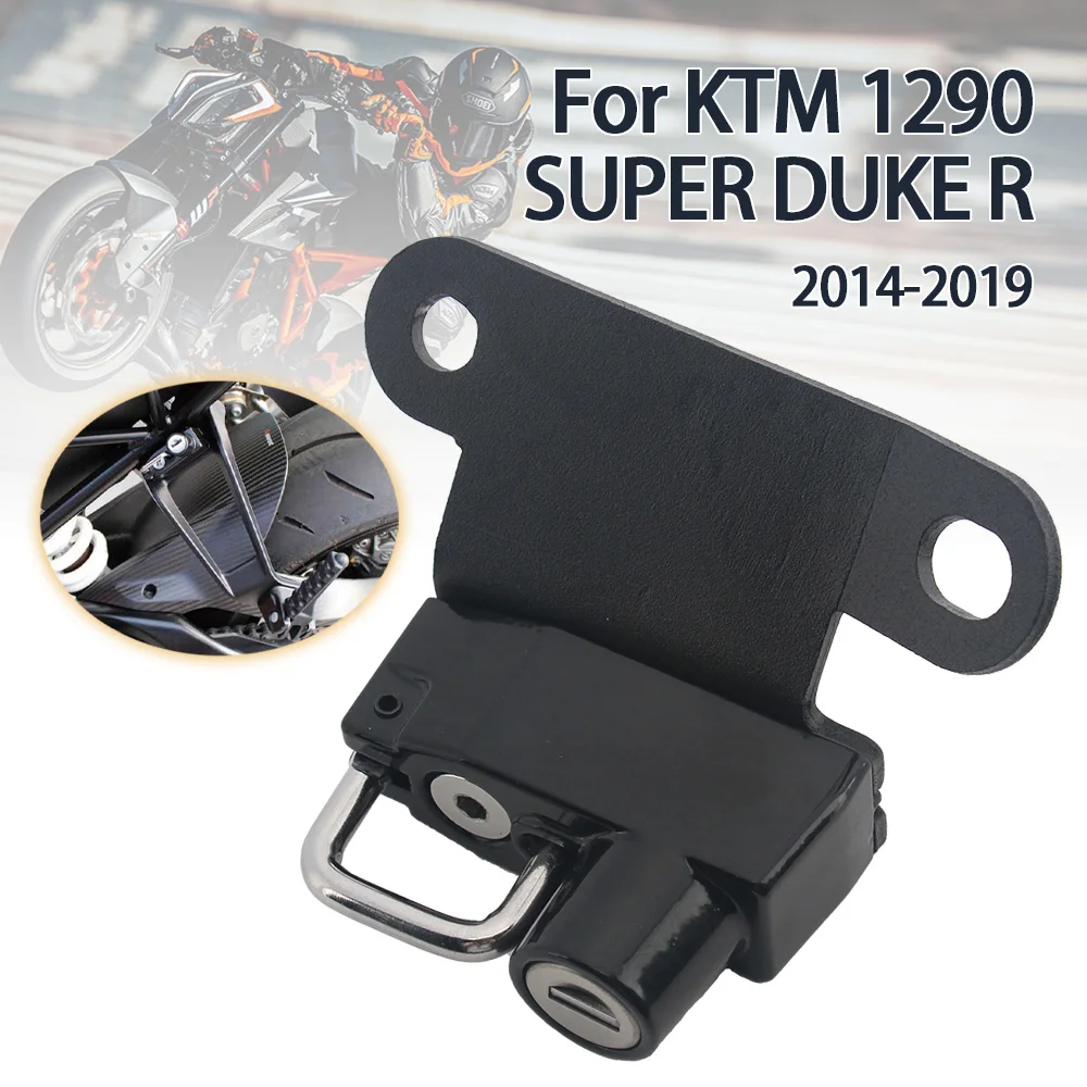 Motorcycle Helmet Lock Kit Helmets Security Anti-Theft Lock Rust-Proof Sturdy Aluminum Alloy For 1290 SUPER DUKE R Accessories