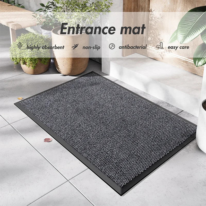 

Entrance Carpet Indoor Door Mat, Non-Slip, Dirt Trapper Welcome Mat, Absorbent Doormat, Washable for Entryway,High Traffic Areas