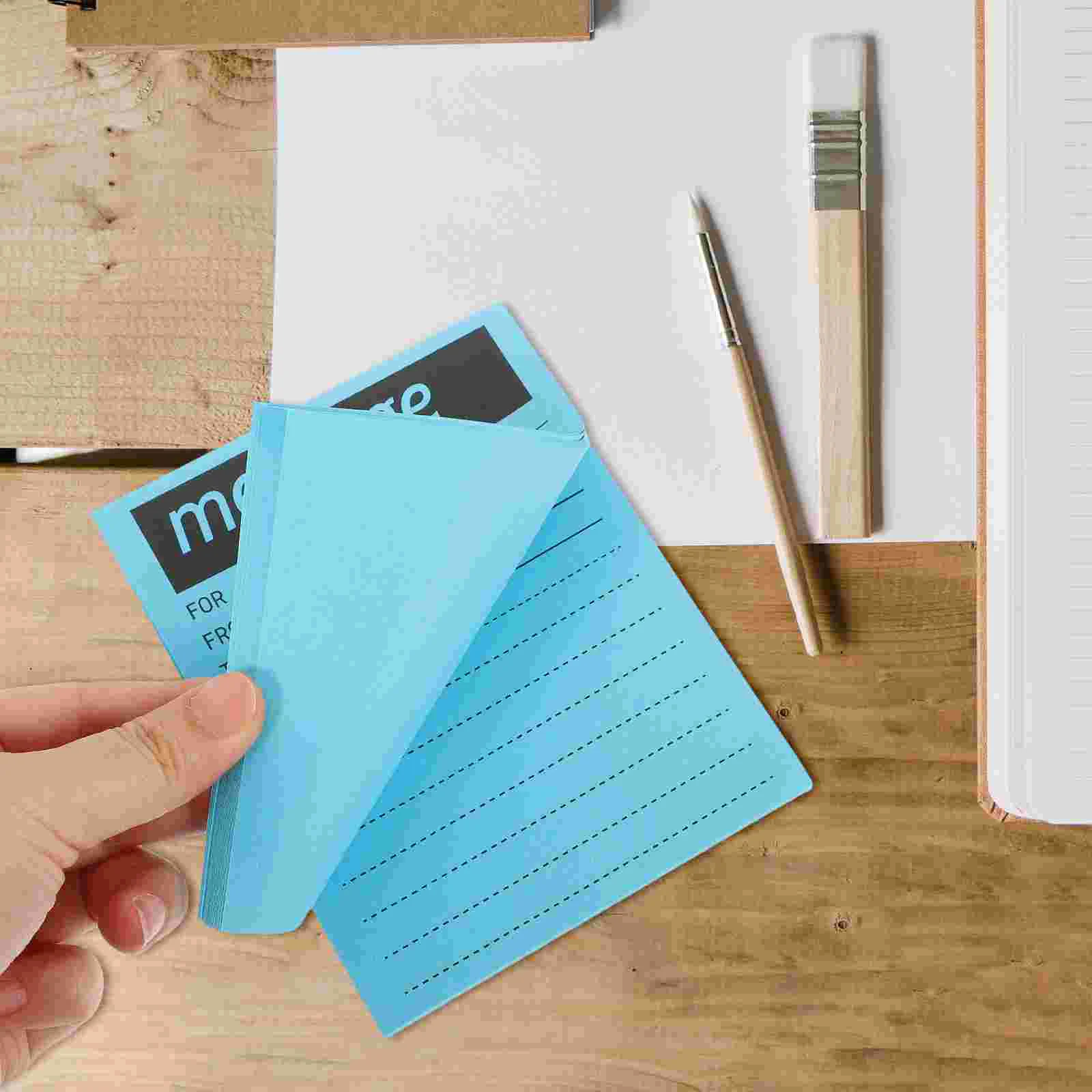 Fluorescente Memo Sticky Notes, Household Note Stickers, Compact Message Pads, Work Memo, 9 Livros