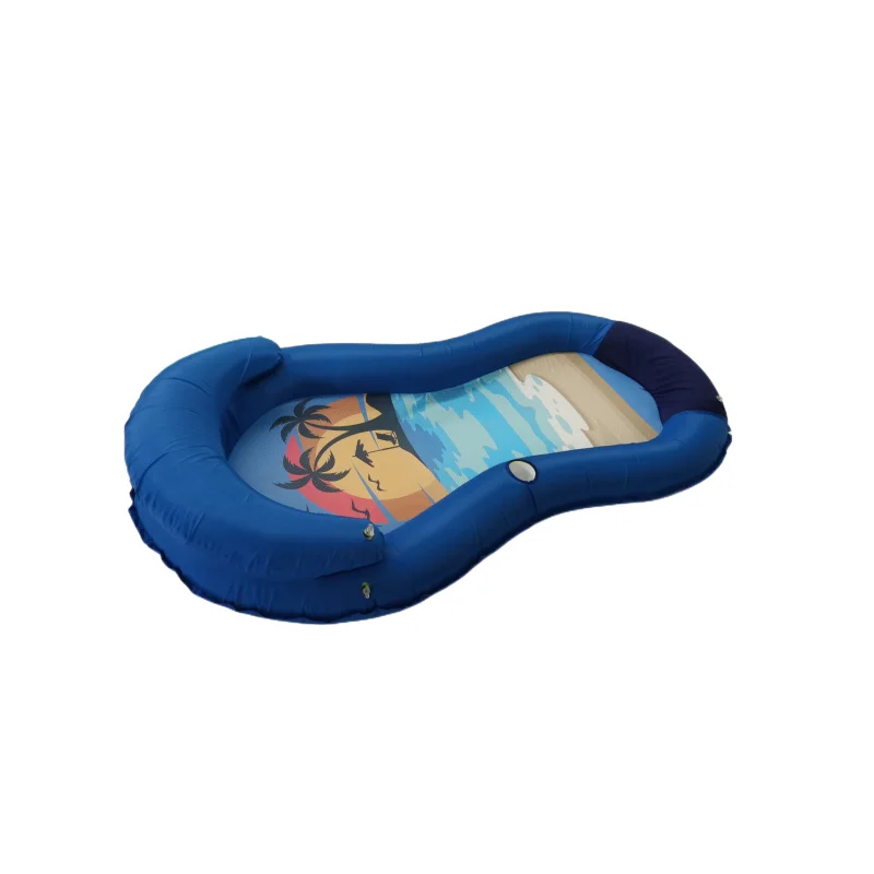 

Customized Swimming Pool Inflatable Pool Floating Bed Portable Inflatable air Bed Beach Bed