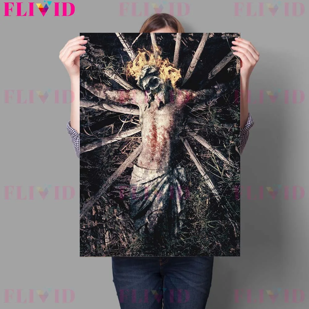 Satanic Occult Art Surreal Altar Creepy Art Poster Print Gothic And Witchy Art  Macabre Skull Witch Gift Wall Art Wicca Decor