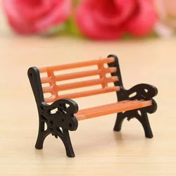 80% HOT SALE Mini Garden Ornament Miniature Park Bench Craft DIY House Decor Bench Model Moss Succulent Micro Landscape Ornament