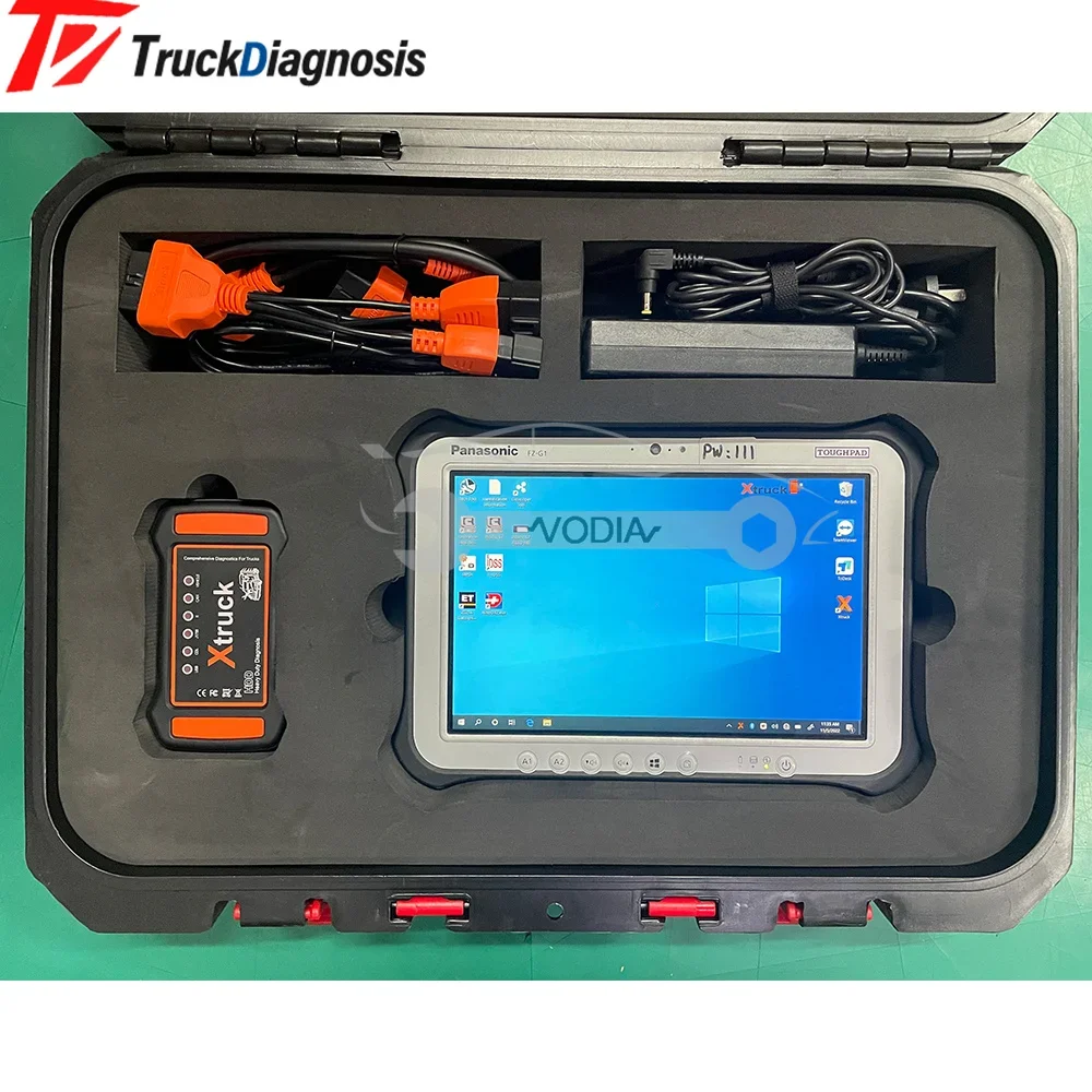 

Универсальный диагностический инструмент для жесткого диска Xtruck Y009 с полным набором планшетов FZ-G1, поддержка UMMIS ISUZU HINO ET4 Hitchi SDP3