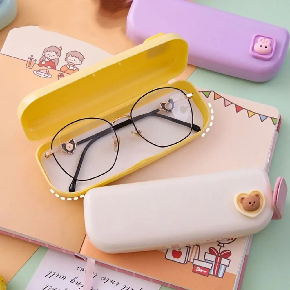 Candy Color Cartoon Glasses Box Plastic Fruit Eyewear Case Sunglasses Organize Eyewear Protector Case Sunglasses Storage Box