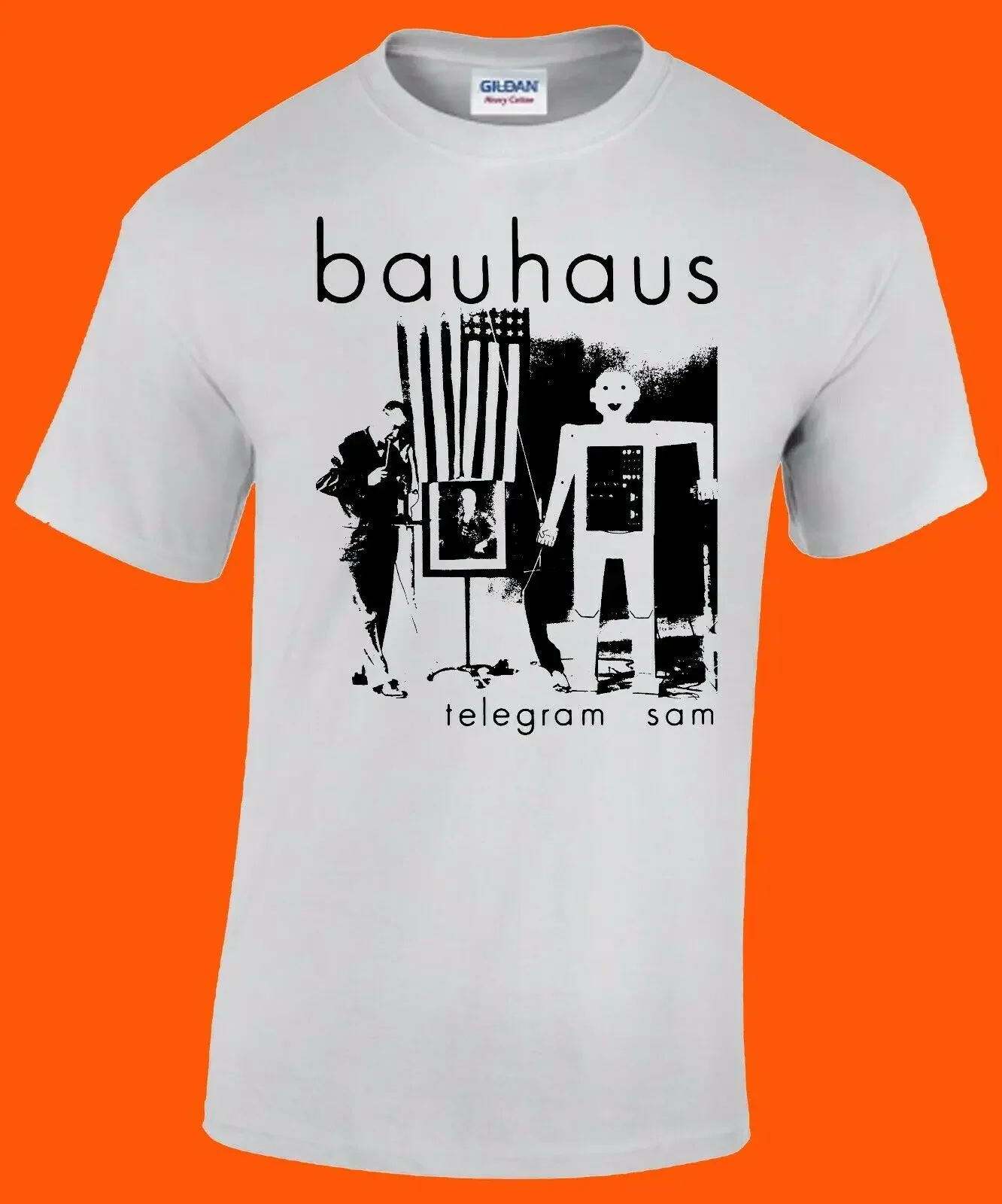 BAUHAUS Telegram Sam T-shirt (Siouxsie, Cure, Joy Division, Killing Joke)