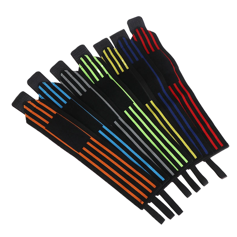 

Sweat Absorption Power Band Hard Pull Wrist Protection Fitness Wristband Strap Weight Lifting Push Up Power Winding Wristband