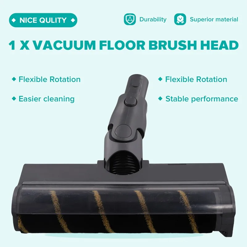 

For Dreame Roller Brush with Green LED Floor Brush Head