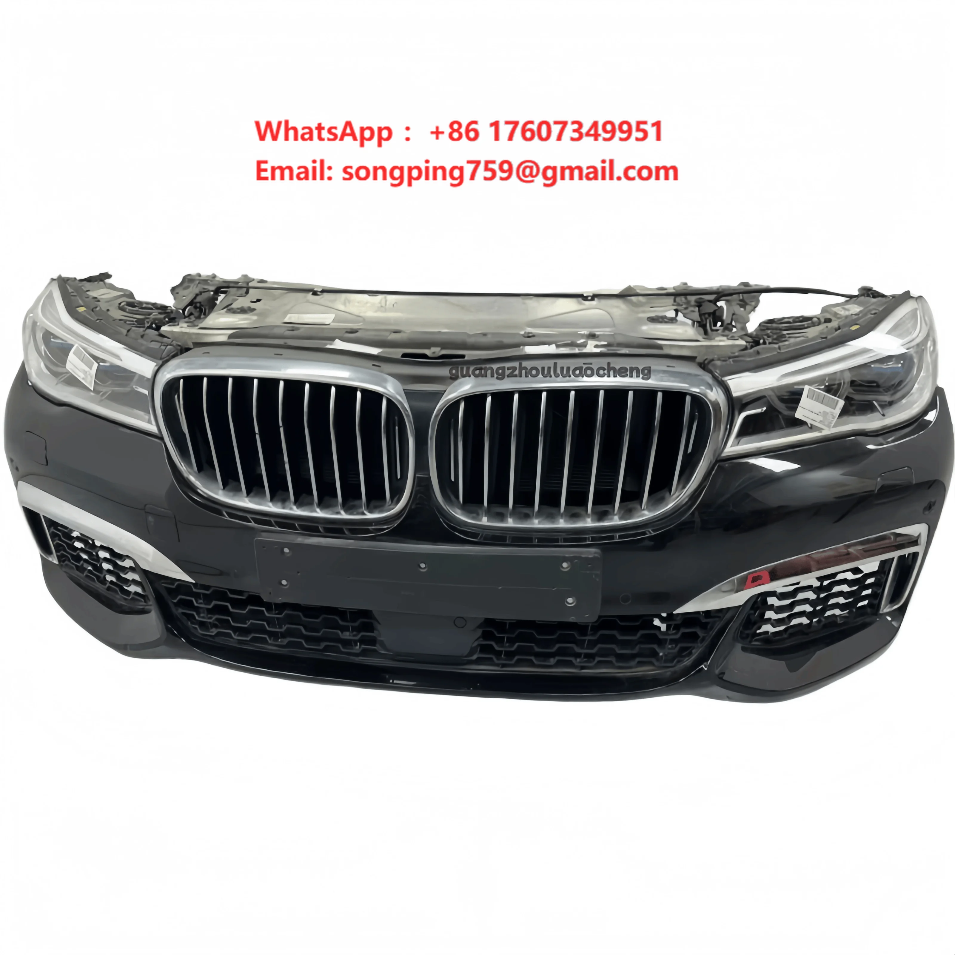 For BMW G12 G11 730 740 Car Bumper Assembly Front Nozzle Radiator Water Tank Gantry Headlight Grid Front Accessory
