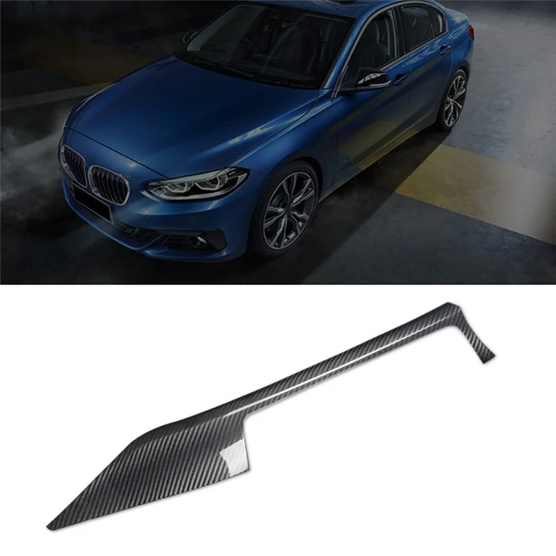 Imagem -02 - Capa do Painel do Carro Adesivos para Bmw Decoração de Interiores Guarnição do Quadro Rhd Fibra de Carbono Real Bmw Série gt F30 F32 F34