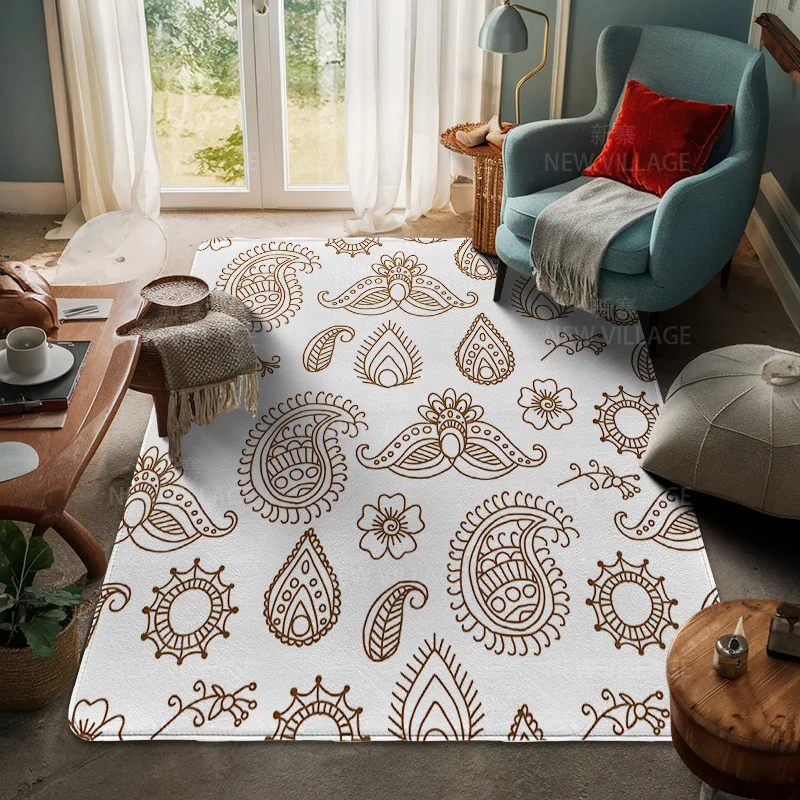 House entrance carpet Home door mat Room Bath Foot bathroom non-slip Kitchen water absorption rugs Modern Nordic geometric view 5