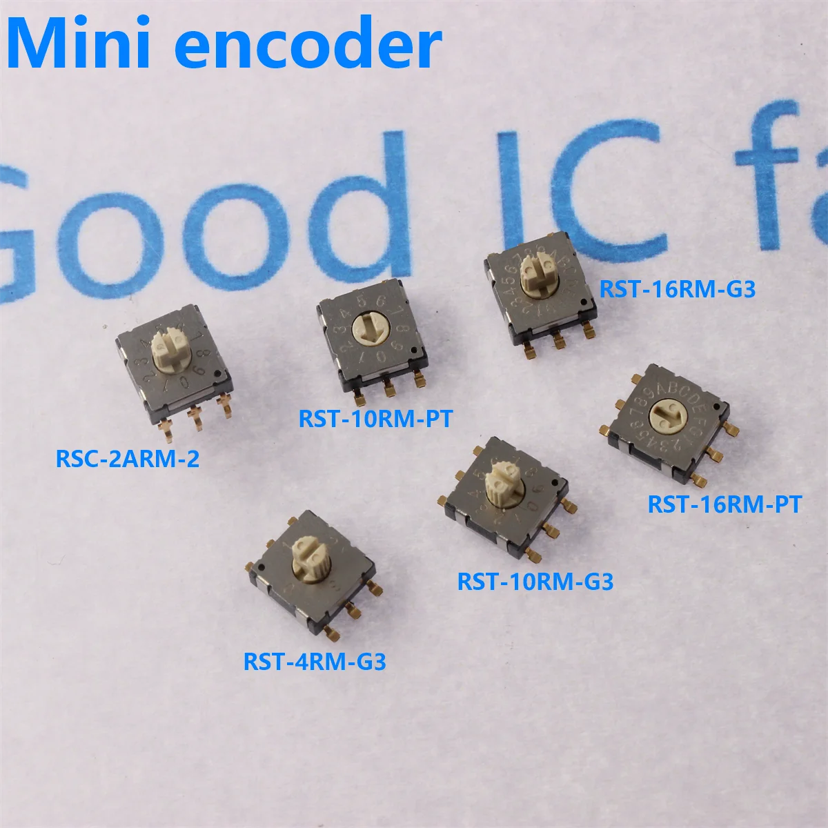 2pcs RST-10RM-PT RST-10RM-G3 RSC-2ARM-2 Mini encoder rotary encoder switch BCD8421 multi gear band knob switch digital switch