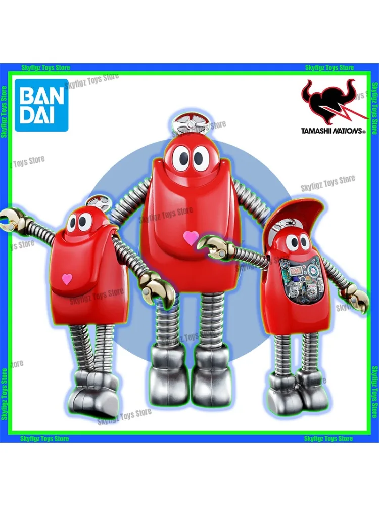 In Stock New and Genuine Version Bandai Super Alloy Xiaolubao Robot 50th Anniversary Edition Mobile Collection Model Gift
