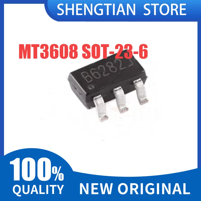 20PCS MT3608 SOT23 3608 SOT23-6 1.2MHz 2A  in stock