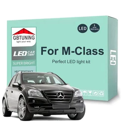 LED Interior Light Bulb Kit For Mercedes Benz M-Class W163 W164 W166 1998-2013 2014 2015 2016 Canbus Indoor Lamp Car Accessories
