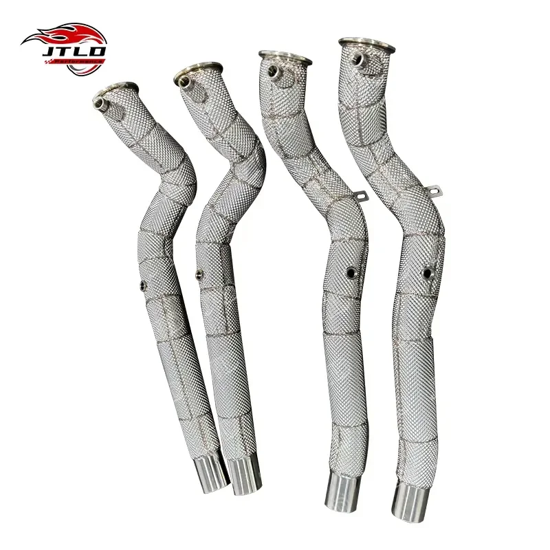 High Performance Exhaust Downpipe for Ferrari California T 3.9L - 304 Stainless Steel Racing Upgrade