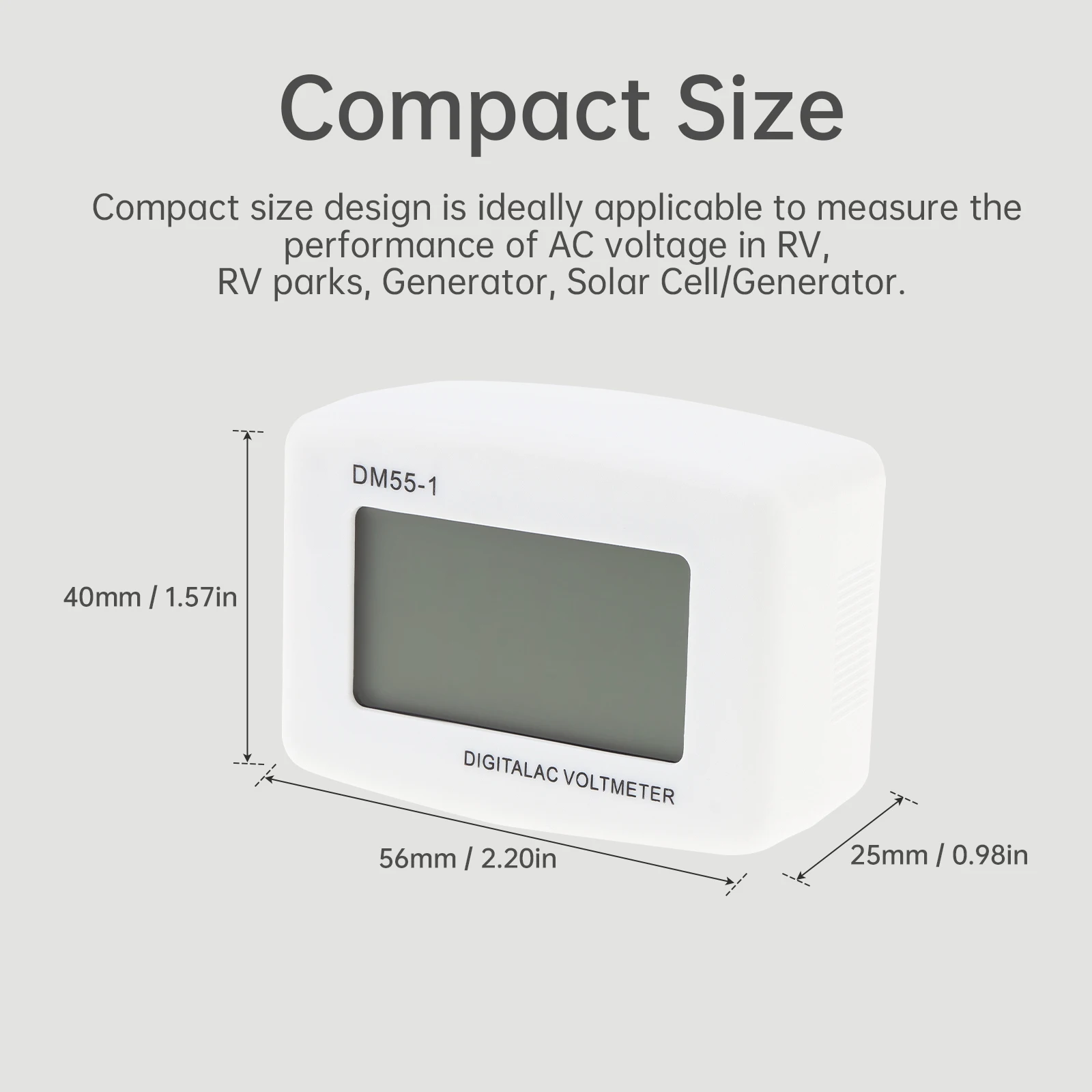 AC 80-300V Voltage Meter EU Plug Digital Volt Meter Socket LCD Display Wall Flat Voltage Testers AC Voltmeter