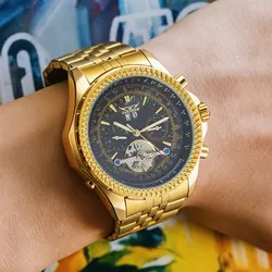 High-end Luxury Multifunctional Chronograph Tourbillon Automatic Movement Man Watch Mechanical Stainless Steel Male Wristwatches