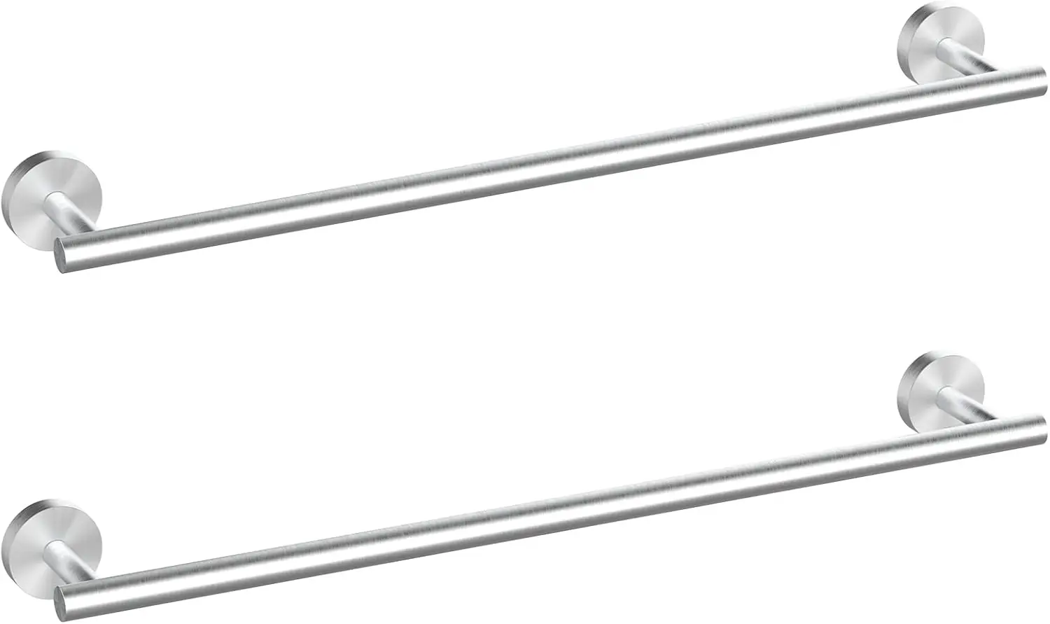 

24 Inch Double Towel Rack, Brushed Nickel Stainless Steel Wall Mount Bathroom Towel Holder