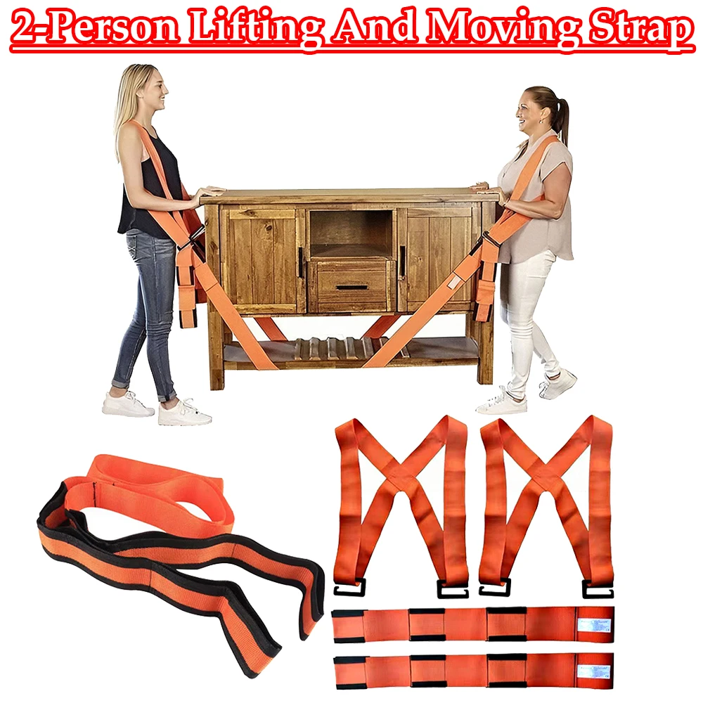 Moving Strap 2-Person Lifting And Moving Strap Heavy Duty Lifting Strap Furniture Moving Belt Moving Belt Safely And Easily