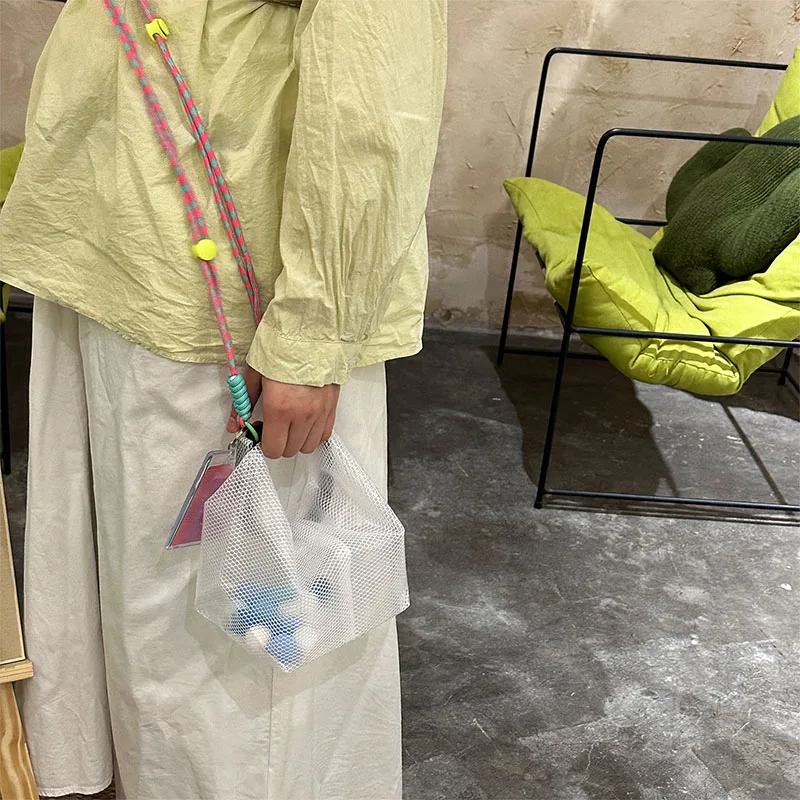 

Translucent PVC Buet Bag Women's Handbag Beach Bag Waterproof Crossbody Bag for Office And Miscellaneous Items Design