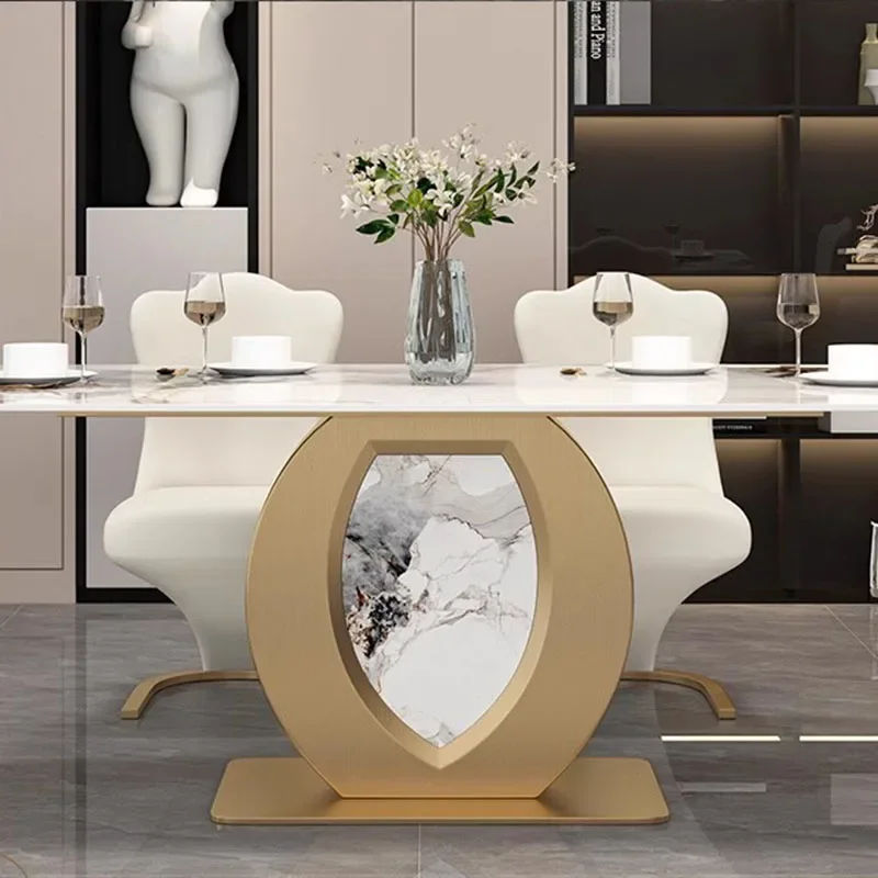 Design Side Dining Tables Conference Dinner Neat Wall Restaurant Dining Tables Modern Mesa De Cocina Y Sillas Hotel Furniture