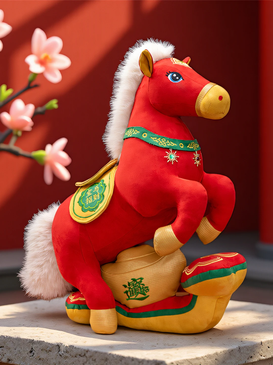 

Premium 2026 Year Luy Mascot Smooth Future Doll Zodiac Plu Toy Doll Gift Soft ort Plu Material PP C...