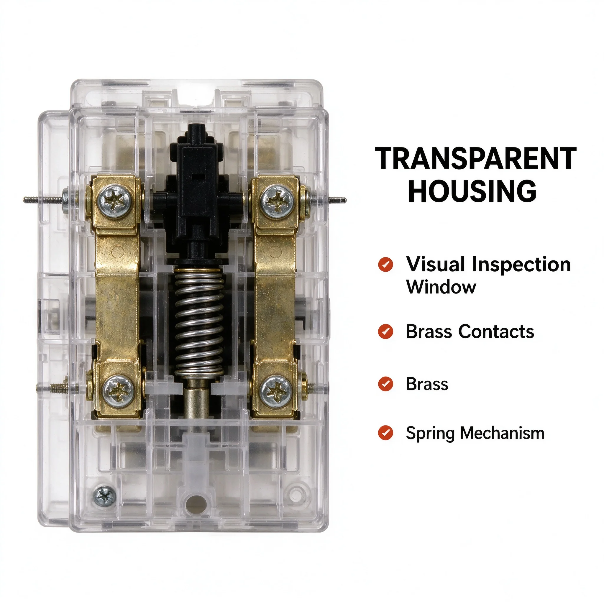 HCDY1Z600VC Auxiliary Contact 600V 10A - 1 Normally Open 1 Normally Closed for American Type AC Contactor