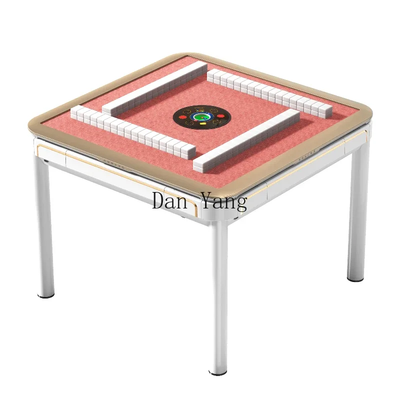 Cyh pink automatic mahjong machine dining table integrated dual-purpose high-end bass folding roller coaster mahjong table