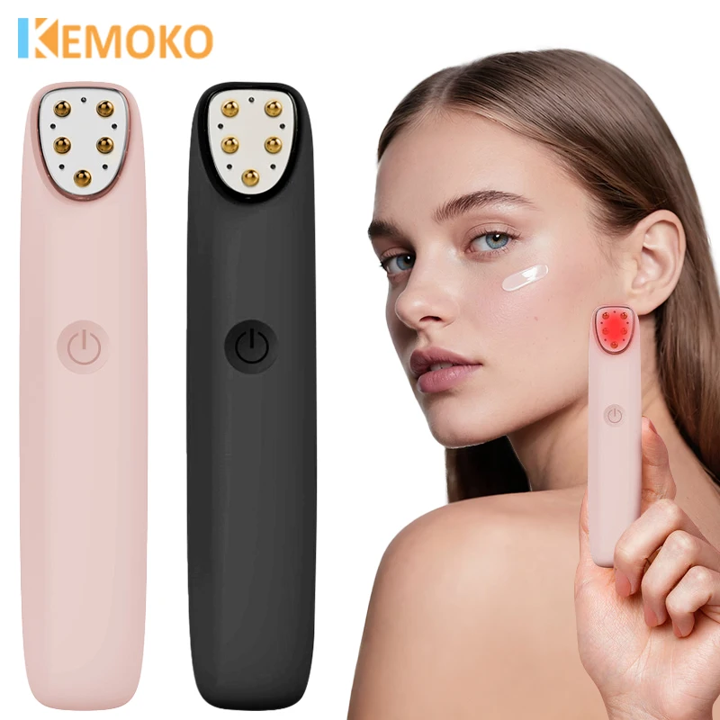

Electric Vibration Eye Massager Pen 45℃ Hot Facials Thin Face Anti Bag Pouch Wrinkle Radio Frequency Beauty Care Remove Eye Bags