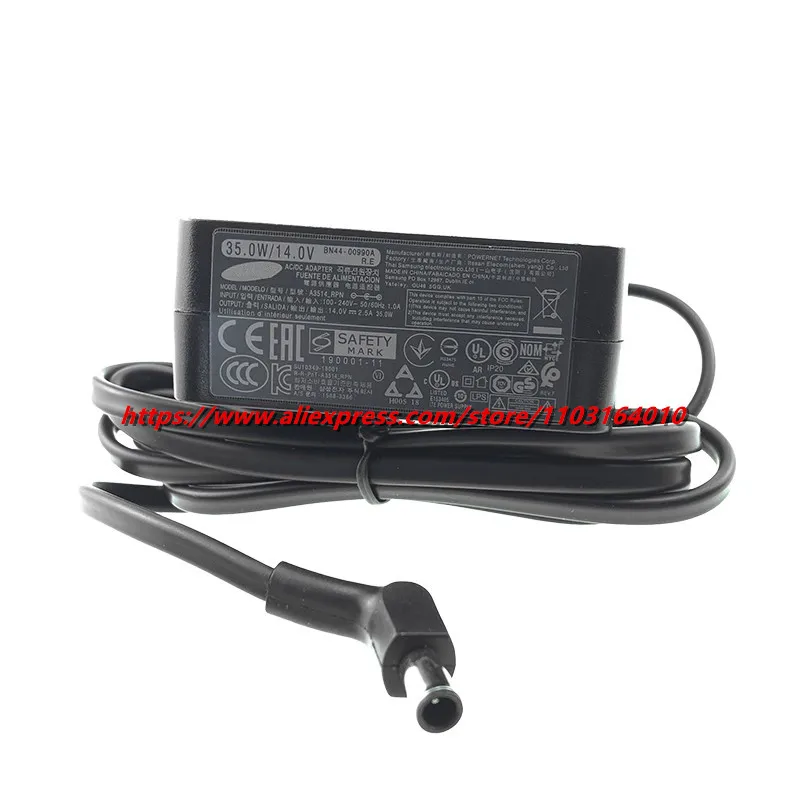 Nuovo Genuino 14V 2.5A 35W AC DC Adattatore A3514_RPN A3514-RPN Per Samsung BN44-00990A Monitor LCD Adattatore di Alimentazione Caricatore